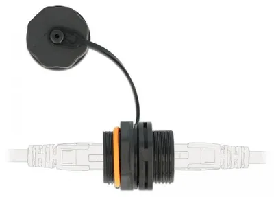 Obrázok produktu pre DeLOCK 86694, Čierna, Plast, IP68, -40 - 85 °C, 30 mm, 30 mm