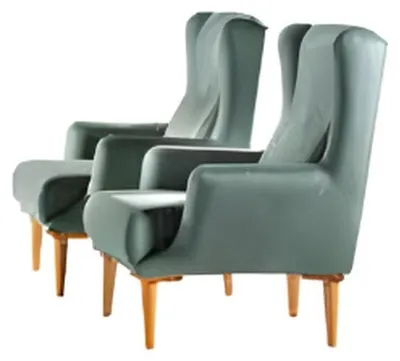 Produktbild von Designer Wohnzimmer Set 3-Sitzer Sofa und Sessel Grau Farbe 2tlg. 3+1 Couchen