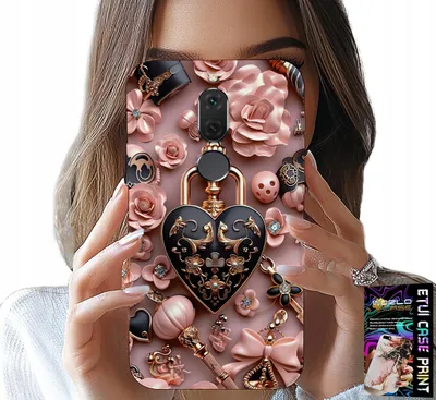 Obrázok produktu pre Puzdro Pre Huawei Mate 10 Lite - Feminine Designs Padlock Heart Case + Glass