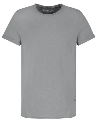 Produktbild von Sublevel Kurzarmshirt Rundhalsausschnitt Normaler Schnitt Basic Größe: XXL