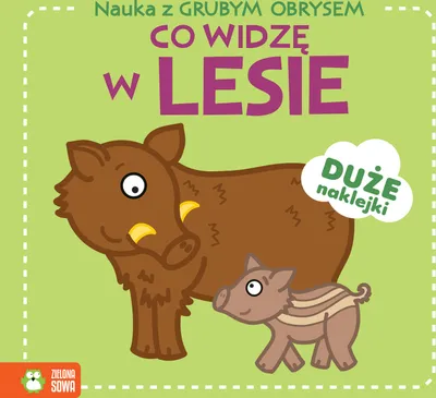 Produktbild von Co Widzę W Lesie. Nauka Z Grubym Obrysem