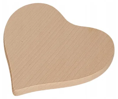 Obrázek produktu pro Woodcarver Buková dekorativní deska ve tvaru srdce