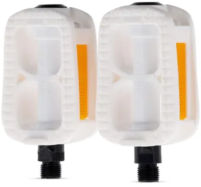 Immagine prodotto di Pedali per bicicletta piattaforma MTB City 20 pollici Plastica leggera Bianco