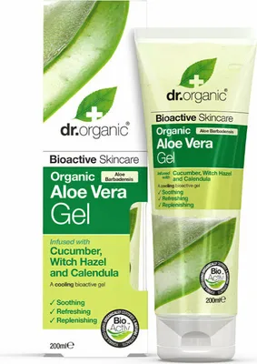 Produktbild von Dr Organic Aloe Vera Cucumber Gel 200ml