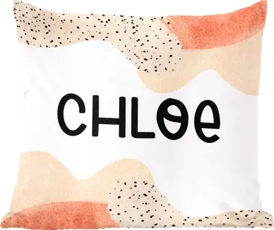 Produktbild von MuchoWow® Zierkissen Sofakissen Wohnzimmer Dekokissen 40x40 cm Chloe - Pastell - Mädchen - Foto Kissen - Schlafzimmer Dekoration