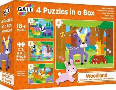 Zdjęcie produktu dla Galt Toys 1005236 4 układanki dla niemowląt