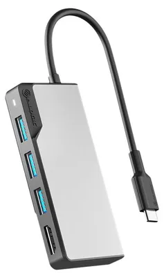 Produktbild von ALOGIC UCFUHDV2-SGR, USB 3.2 Gen 1 (3.1 Gen 1) Type-C, 100 W, Schwarz, Grau, 60 Hz, HDMI, USB 3.2 Gen 1 (3.1 Gen 1) Type-A, USB 3.2 Gen 1 (3.1 Gen 1) Type-C, Acrylnitril-Butadien-Styrol (ABS)