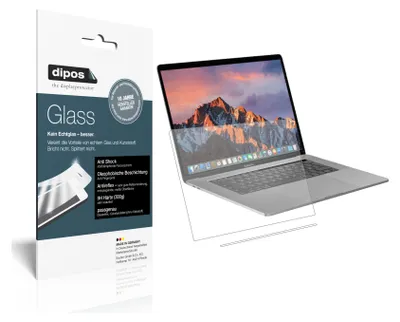 Produktbild von 2x Schutzfolie für Apple MacBook Pro 13 Zoll (2019) Touchbar matt - Anti-Shock