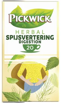 Produktbild von Pickwick Spijsvertering Kruidenthee 40g – Beruhigende Kräuterteemischung zur Verdauung