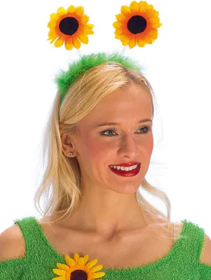 Produktbild von Hippie Sonnenblumen Haarreif - Fasching Karneval