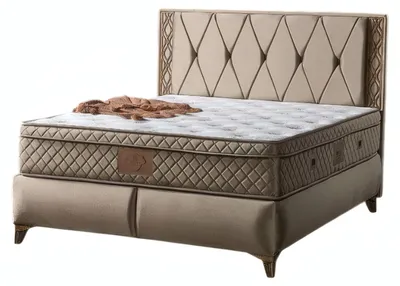 Produktbild von Bett Schlafstelle Schlaflager Komfortbett Zweibett Großbett Komfortdoppelbett