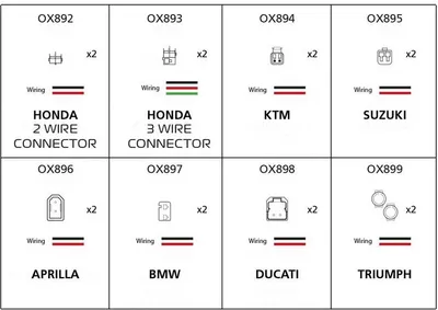Produktbild von OXFORD Blinker Adapterkabel - passend für Yamaha 2