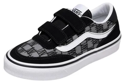 Produktbild von Vans Brooklyn Kinder Sneaker Schwarz Grau mit Dämpfung und rutschfester Sohle