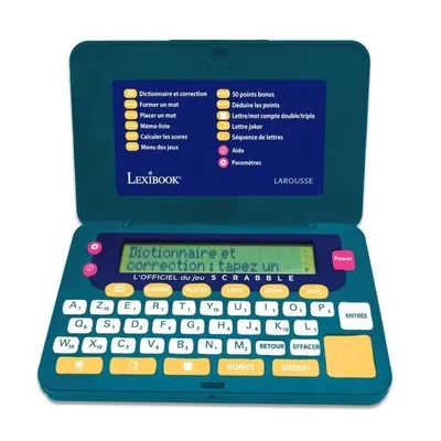 Image de Dictionnaire Électronique Officiel du Scrabble, Nouvelle Édition, Écran Agrandi 10%, Molette de Direction, Base de Mots 8e Édition