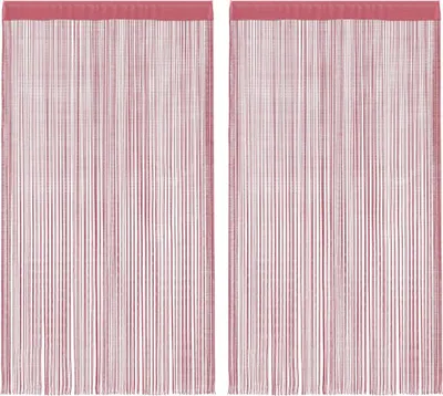 Produktbild von vidaXL Fadenvorhänge 2 Stk. Rosa 100x250 cm
