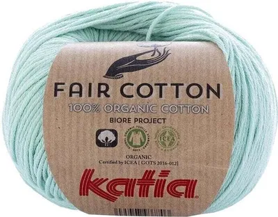 Zdjęcie produktu dla Katia Fair Bawełna 29 Pastel Green Przędza dziewiarska