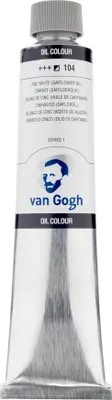 Produktbild von Van Gogh Ölfarbe Tube 200 ml Zinkweiß (Safloröl) 104