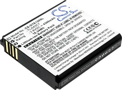 Produktbild von TECHTEK Akku Kompatibel mit [Alcatel] EE120 Ersetzt TLi043C7