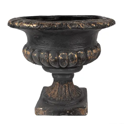 Produktbild von Clayre & Eef Blumentopf Ø 52x47 cm Schwarz Keramik