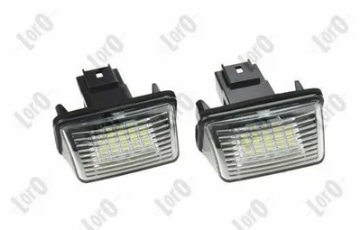 Produktbild von 2x ABAKUS L38-210-0001LED Kennzeichenbeleuchtung passend für PEUGEOT 207 (WA, WC)