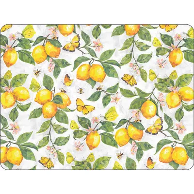 Produktbild von Tischsets - Fresh lemons white