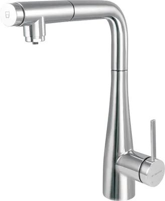 Zdjęcie produktu dla Kitchen faucet with water filter connection with pull-out spout