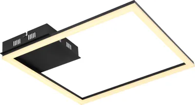 Image de Globo Lighting Plafonnier métal noir mat, LED