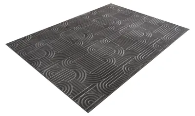 Produktbild von Teppich Calma 125 Anthrazit 120x160 cm – Pflegeleicht & Modern