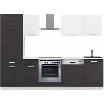 Productafbeelding van Keukenmeubel 270 TONIC, wit / matera