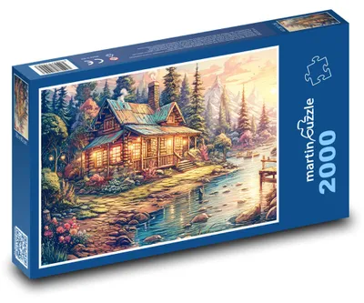 Zdjęcie produktu dla martinpuzzle - Puzzle 2000 - Dom w górach