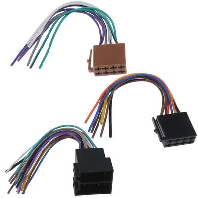 ISO-Adapterkabel 16-Pin für Autoradio, 3-teilig