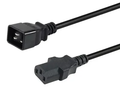 Produktbild von Equip 112140 Stromkabel Schwarz 1,8 m IEC C20 IEC C13