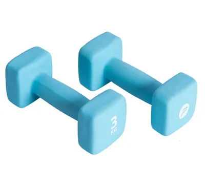 Obrázok produktu pre Pure2Improve Sada činiek 2 × 3 kg neoprénová modrá