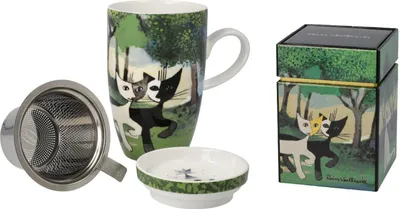Produktbild von Goebel Rosina Wachtmeister Set Teetasse & Teedose Una Passeggiata