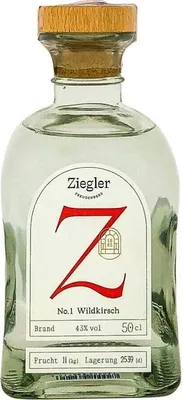 Produktbild von Ziegler Wildkirsche Brand 500ml 43% Vol.