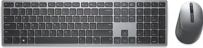 Produktbild von Dell KM7321W - Volle Größe (100%) - RF Wireless + Bluetooth - AZERTY - Grau - Titan - Maus enthalten
