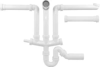 Produktbild von BLANCO Beckenverbindung mit Geruchsverschluss Abgang 50 o. 40 mm für den