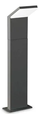 Produktbild von Ideal Lux 322599 OUTDOOR STYLE LED-Stehleuchte/Pfostenleuchte für den Außenbereich, H 500 mm, 9 W, 1100/830 lm, 4000 K, IP54, Anthrazit