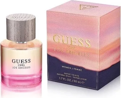 A perfume bottle and its box are displayed side-by-side against a white background.