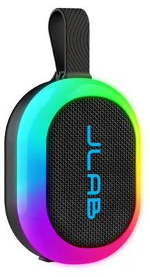 Produktbild von JLab Pop Party Ultrakompakter Bluetooth-Lautsprecher 8+ Std., Schwarz