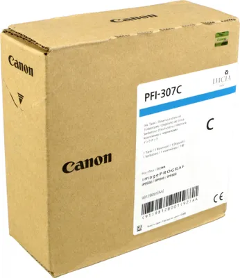 Productafbeelding van Canon inktpatroon PFI-307 C, kleur: cyaan, artikelnummer: 9812B001