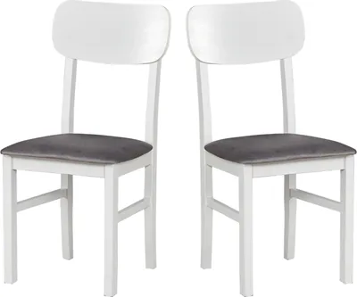 Produktbild von Esszimmerstuhl 2 x "Leo 3", weiss