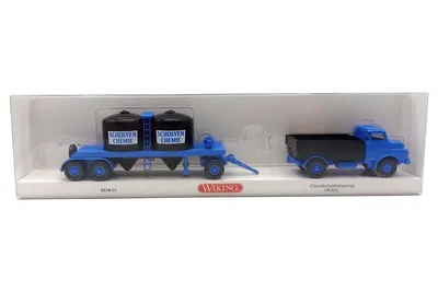 Produktbild von Wiking LKW MAN 630 Chemikalienhängerzug Scholven Chemie 053404