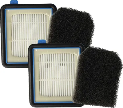 Produktbild von vhbw 2x HEPA-Filter, 2x Vormotor-Filter Ersatz für EF160, EFKW2, Electrolux Well Q6-8 filter set, 9009232704, 140117409023 für Staubsauger