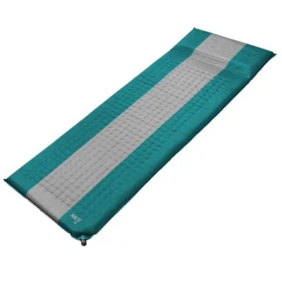 Produktbild von Nc4340 Türkis Grau Selbstaufblasende Matte Nils Camp