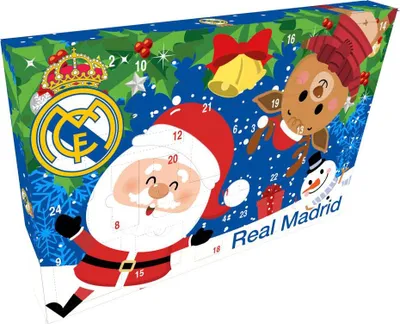 Produktbild von Real Madrid Adventskalender mit 24 Überraschungen und Sammlerstücken