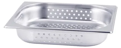 Produktbild von Gastronorm Behälter 1/2 65 mm gelocht aus Edelstahl
