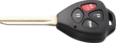 Imagen del producto de Funda para llavero, carcasa profesional para mando a distancia con 4 botones, ideal para accesorios de automóvil