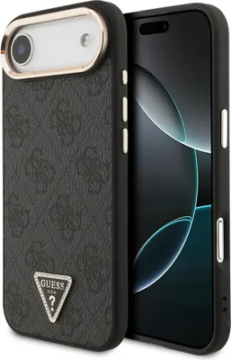 Immagine prodotto di Custodia GUESS per iPhone Air Strass Triangolo Logo Custodia Cellulare Cover Nero