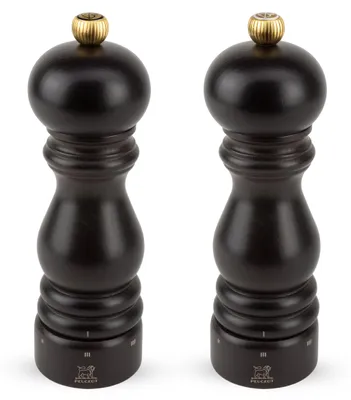 Image de PEUGEOT Ensemble de moulins PARIS 18cm chocolat bois de hêtre uSelect Moulin à zirconium